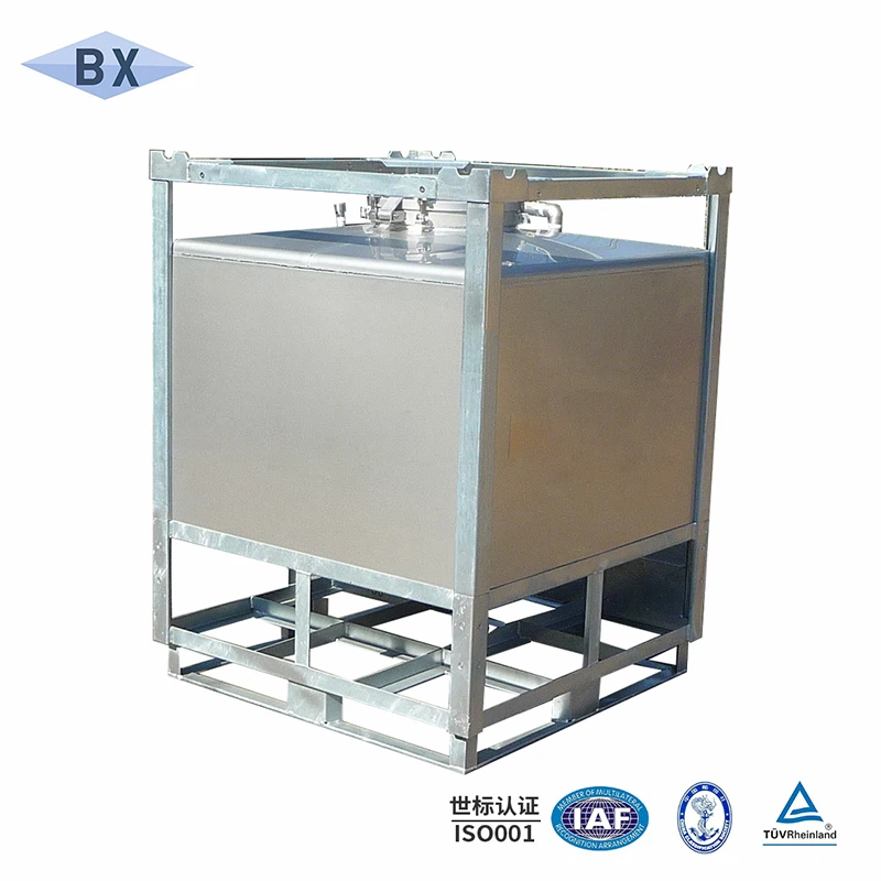 Roestvrijstalen chemicaliëntanks
