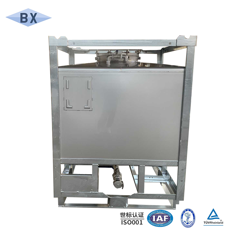 Roestvrijstalen vloeistofopslagtank